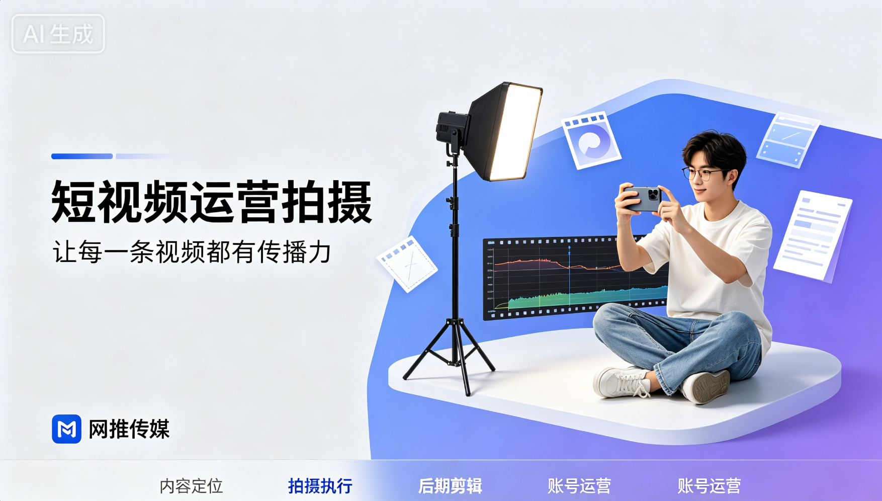 阿拉善短视频运营团队工作场景